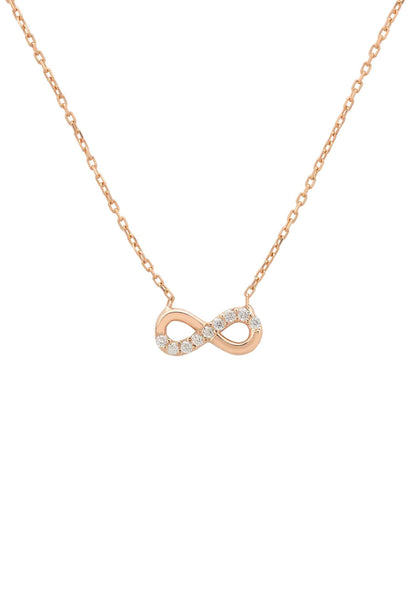 For All Eternity Necklace Rosegold