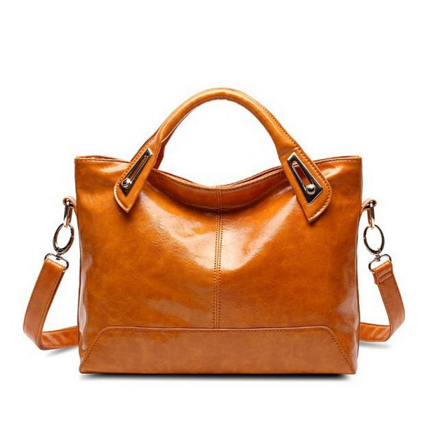 Oil Wax Leather Designer Handbags